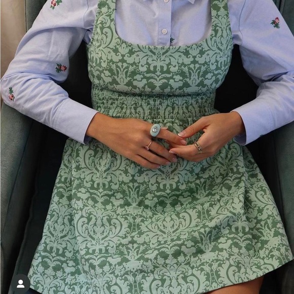 HILL HOUSE THE CHER MINI DRESS SIZE SMALL. - Picture 5 of 7